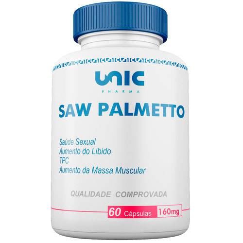 Saw Palmetto 160mg 60 Cáps Unicpharma