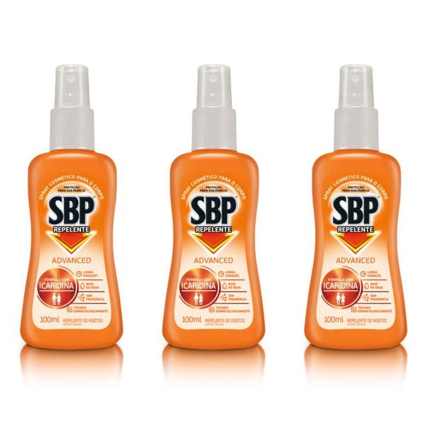 SBP Repelente Spray 100ml (Kit C/03)