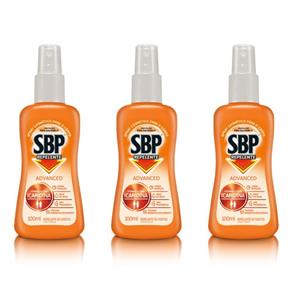 SBP Repelente Spray 100ml - Kit com 03