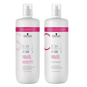 Schwarzkopf Bc Bonacure Color Freeze Duo Kit Sulfate-Free Shampoo (1000ml) e Condicionador (1000ml)