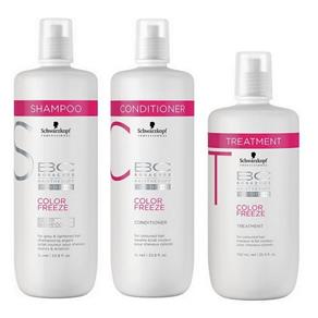 Schwarzkopf Bc Bonacure Color Freeze Kit Silver Shampoo (1000ml), Condicionador (1000ml) e Máscara (750ml)