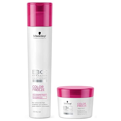 Schwarzkopf Bc Bonacure Color Freeze Kit Sulfate-Free Shampoo (250ml) e Máscara (200ml)