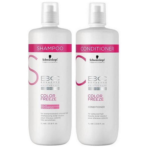 Schwarzkopf Bc Bonacure Color Freeze Rich Duo Kit Shampoo (1000ml) e Condicionador (1000ml)