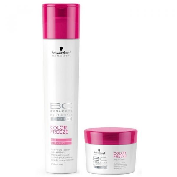 Schwarzkopf Bc Bonacure Color Freeze Rich Kit Shampoo (250ml) e Máscara (200ml)