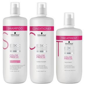 Schwarzkopf Bc Bonacure Color Freeze Rich Kit Shampoo , Condicionador e Máscara
