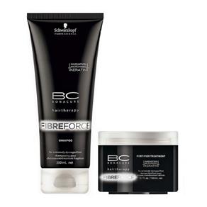 Schwarzkopf Bc Bonacure Fibre Force Kit Shampoo (200ml) e Máscara (150ml)