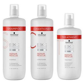 Schwarzkopf Bc Bonacure Repair Rescue Kit Shampoo , Condicionador e Tratamento