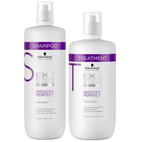 Schwarzkopf Bc Bonacure Smooth Perfect Duo Kit Shampoo (1000ml) e Máscara (750ml)