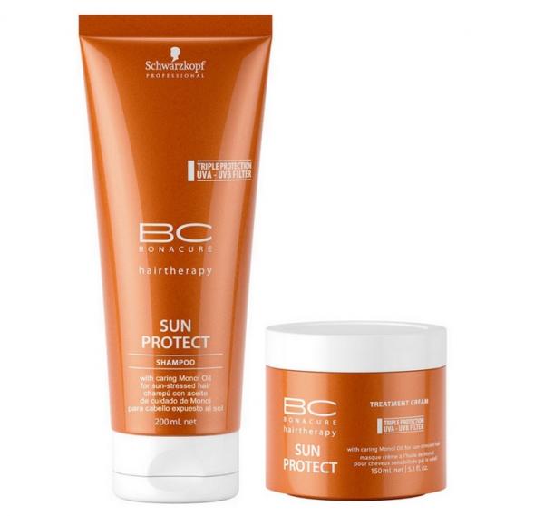 Schwarzkopf Bc Bonacure Sun Protect Shampoo (200ml) e Máscara (150ml)