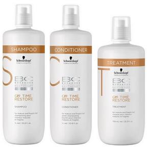 Schwarzkopf Bc Bonacure Time Restore Q10 Kit Shampoo , Condicionador e Tratamento