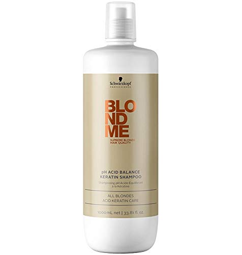 Schwarzkopf BlondMe Keratin Restore Shampoo PH Acid Balance 1000ml