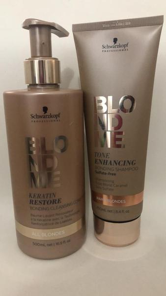 Schwarzkopf Blondme Kit Shampoo 250ml + Condicionador 500ml - Senscience