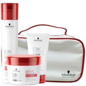 Schwarzkopf Bonacure Repair Rescue Nutri - Kit Beauty Set - 3 Produtos + Necessaire