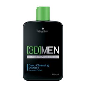 Schwarzkopf 3D MEN Deep Cleansing Shampoo Anti-oleosidade 250ml