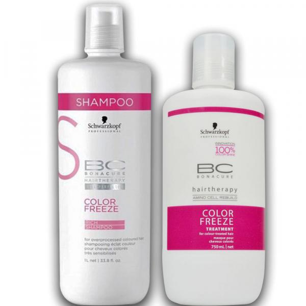 Schwarzkopf - Kit Shampoo 1L + Máscara Color Freeze 750ml - Schwarzkopf