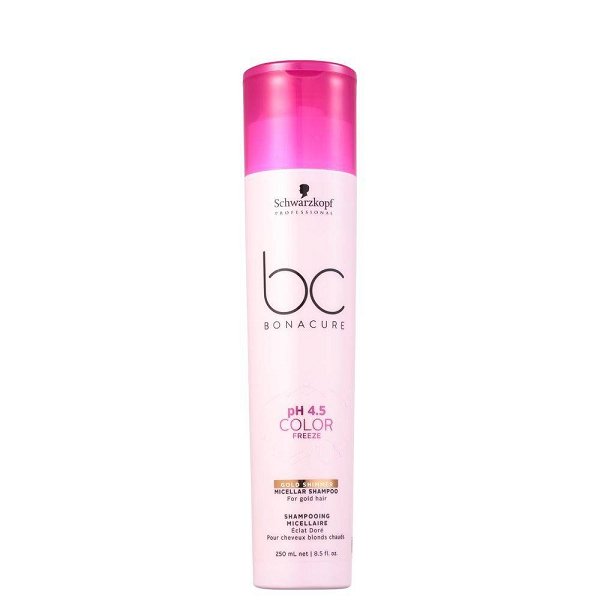 Schwarzkopf Professional BC Bonacure PH 4,5 Color Freeze Micellar Gold Shimmer - Shampoo 250ml