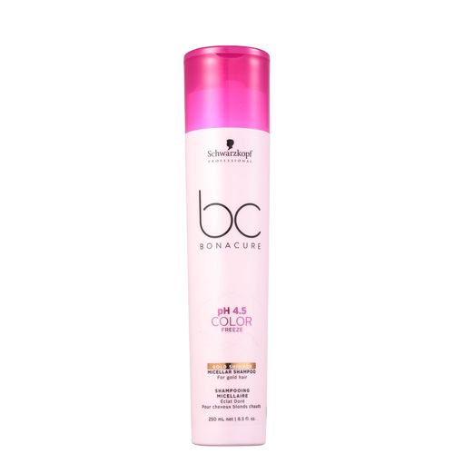 Schwarzkopf Professional Bc Bonacure Ph 4.5 Color Freeze Micellar Gold Shimmer - Shampoo 250ml