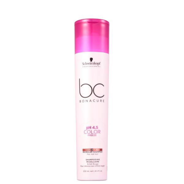 Schwarzkopf Professional BC Bonacure PH 4.5 Color Freeze Micellar Vibrant Red - Shampoo 250ml