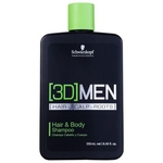 Schwarzkopf Professional 3dmension Hair & Body Shampoo 250ml