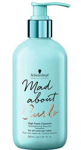 Schwarzkopf Professional Mad About Curls High Foam Cleanser - Shampoo Sem Sulfato 300ml