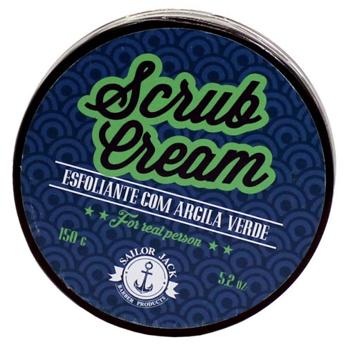 Scrub Cream | Esfoliante Facial com Argila | 150G | Sailor Jack