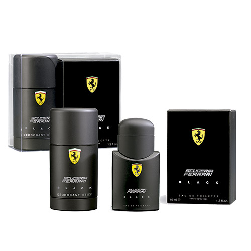 Scuderia Ferrari Black Ferrari - Masculino - Eau de Toilette - Perfume + Desodorante
