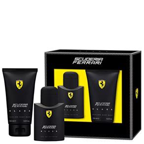Scuderia Ferrari Black Masculino EDT 75ml + Gel de Banho 150ml - Kit Perfume Masculino - 75 Ml