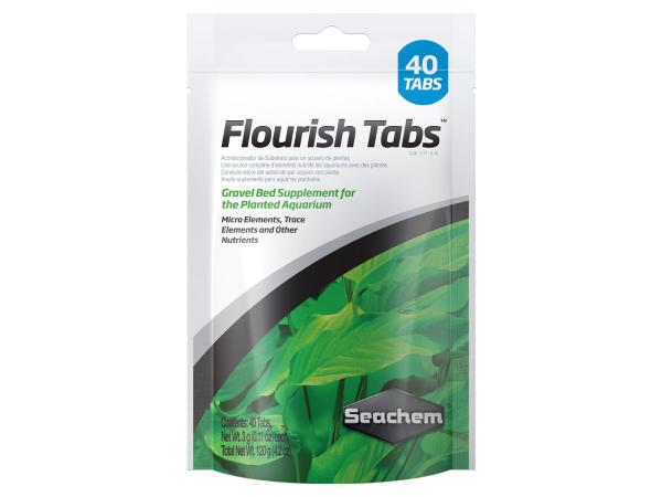 Seachem Flourish 40 Tabs Pastilhas Fertilizantes P Plantado