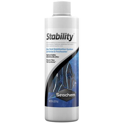 Seachem Stability 250ml Acelerador Biologico Agua Doce / Mar