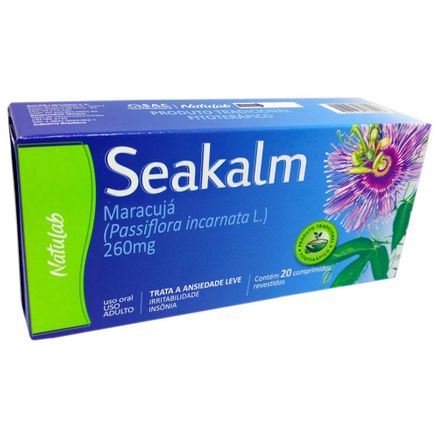 Seakalm Passiflora Incarnata 260mg 20 Comprimidos