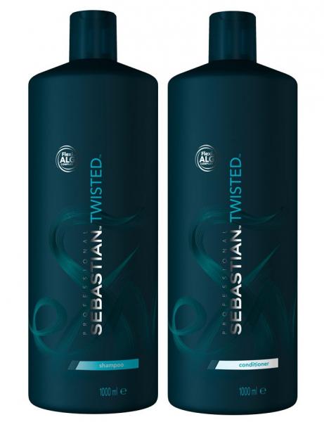 Sebastian Twisted Shampoo (1000ml) e Condicionador (1000ml)