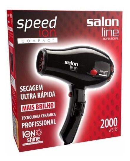 Secador Cabelo Salon Line Speed Ion 2000w 110v