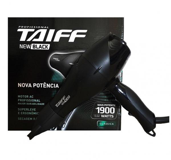 Secador de Cabelo Taiff - New Black 1900 Watts 110v