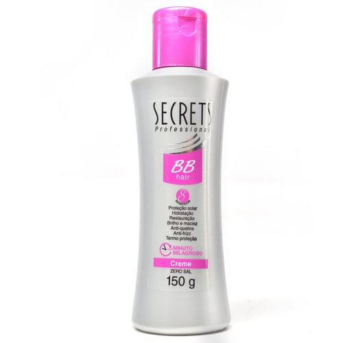 Secrets Professional Bb Hair Creme Minuto Milagroso 8 Benefícios - 150g