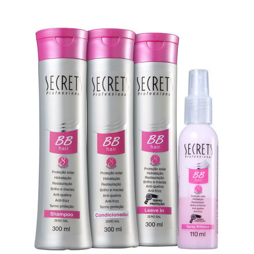 Secrets Professional Bb Hair Spray Kit (4 Produtos)