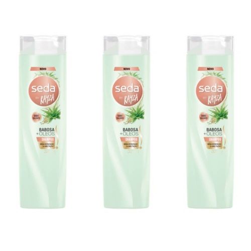 Seda Babosa +óleos Shampoo 325ml (kit C/03)
