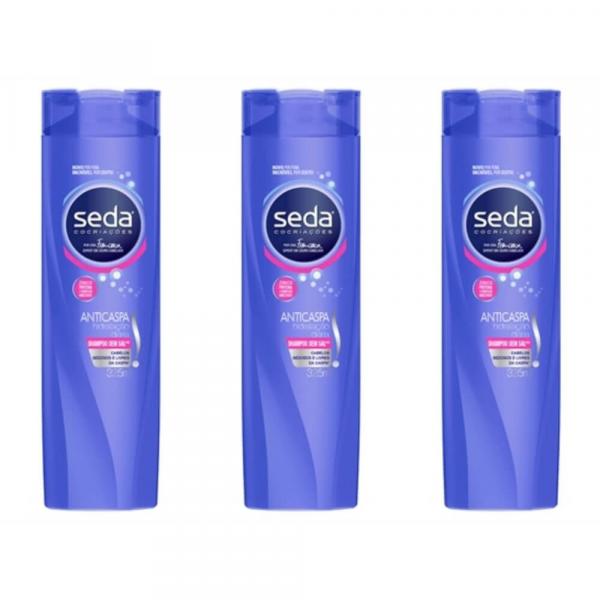Seda Hidratação Diária Shampoo 325ml (kit C/03)