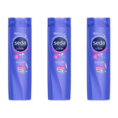 Seda Hidratação Diária Shampoo 325ml (kit C/03)