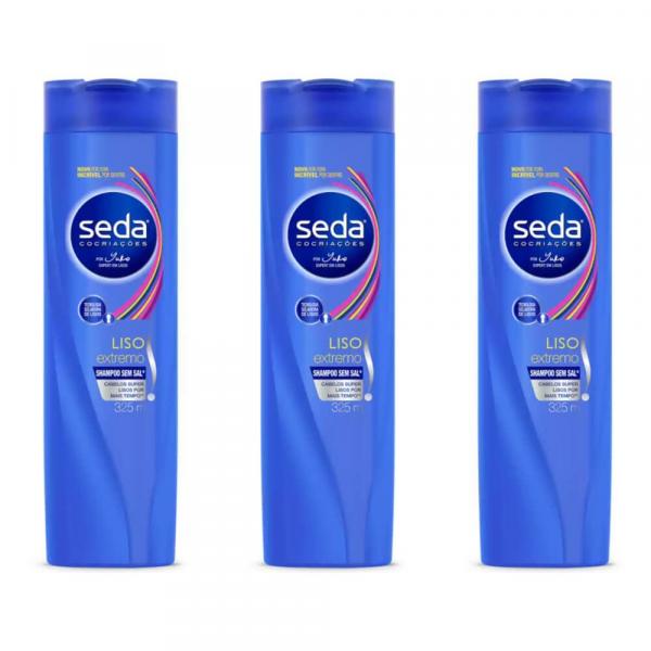 Seda Liso Extremo Shampoo 325ml (kit C/03)