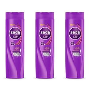 Seda Liso Perfeito Shampoo 325ml - Kit com 03