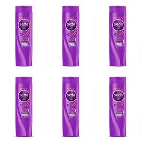 Seda Liso Perfeito Shampoo 325ml - Kit com 06