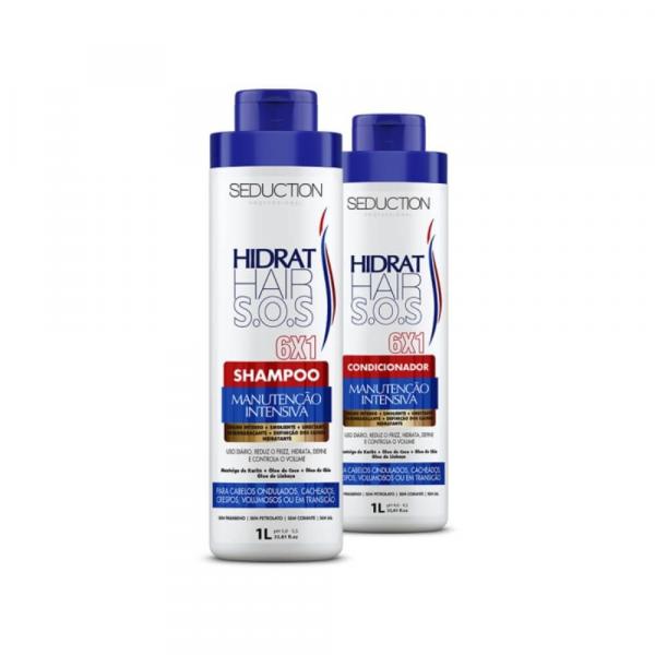 Seduction Hidrat Hair Sos Shampoo + Condicionador 1 L