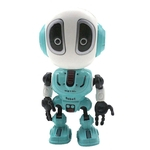 Second Generation Intelligent Recording Function Alloy Voice Lighting Effect Robot Gift