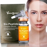 Seis péptidos anti envelhecimento rugas Essência Soro branqueamento tratamento da acne cicatriz remoção