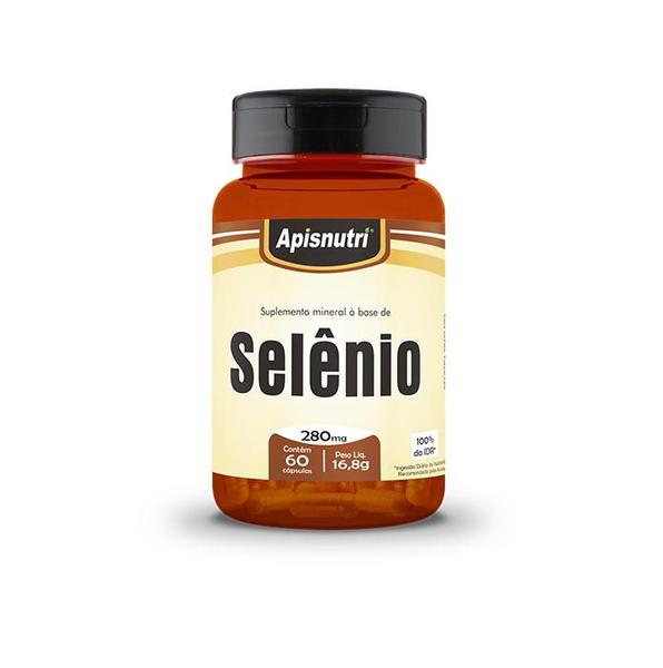 Selênio, 60 Cápsulas, 280mg - Apisnutri