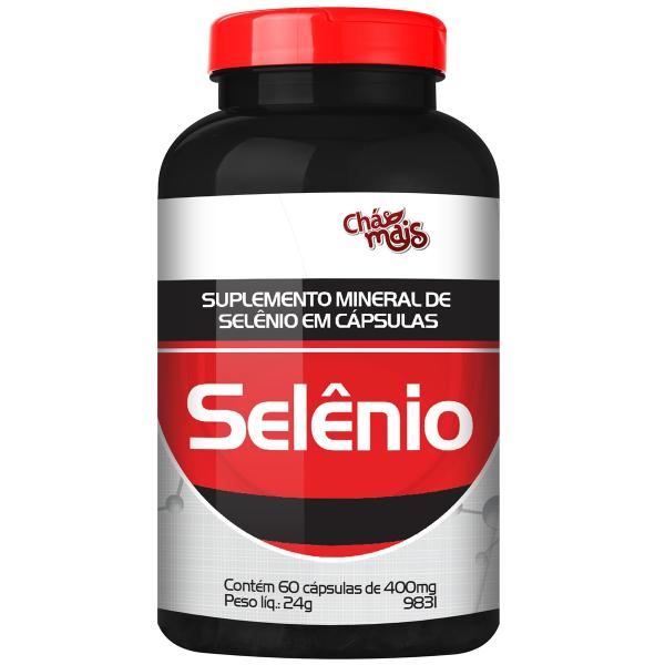 Selênio Quelato 60 Cápsulas de 400mg - Chá Mais