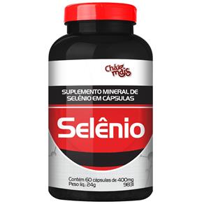 Selênio Quelato 60 Cápsulas de 400mg - Sem Sabor