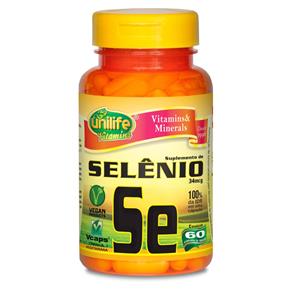Selênio Quelato se 500mg - 60 Cápsulas - Unilife Vitamins