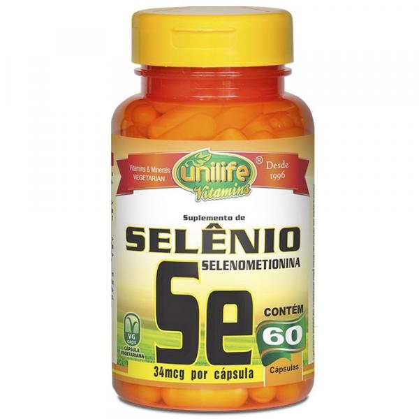 Selênio se 60 Cápsulas Unilife
