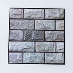 Self Adhesive Wallpaper PVC impermeável tijolo de pedra Wall Paper DecorLK-501